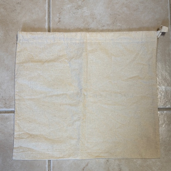 Loeffler Randall Drawstring Cream Dust/Storage Bag - Picture 4 of 5